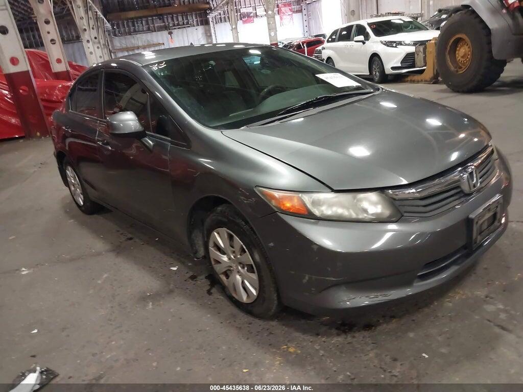 19XFB2F54CE380491 2012 HONDA CIVIC photo no. 1