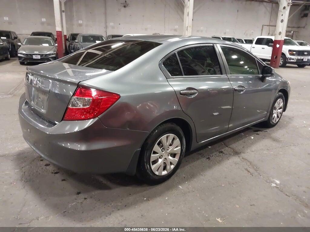 19XFB2F54CE380491 2012 HONDA CIVIC photo no. 4