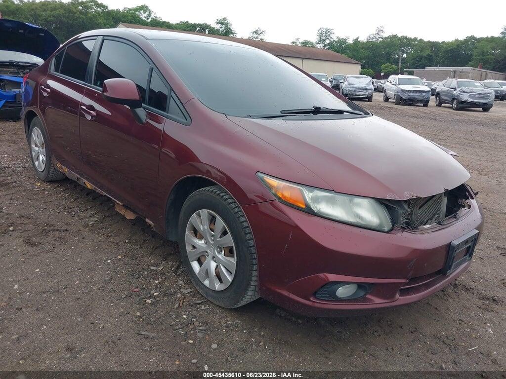 19XFB2E52CE057753 2012 HONDA CIVIC photo no. 1