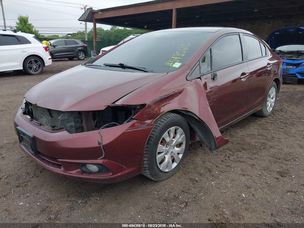 19XFB2E52CE057753 2012 HONDA CIVIC photo no. 2