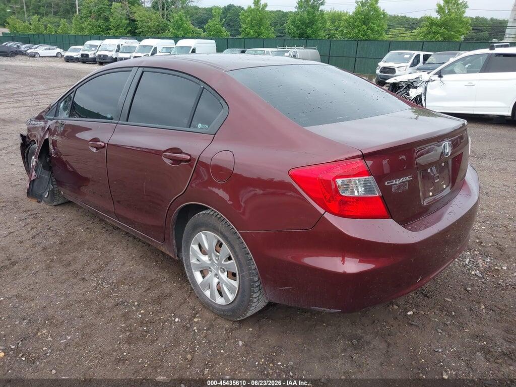 19XFB2E52CE057753 2012 HONDA CIVIC photo no. 3