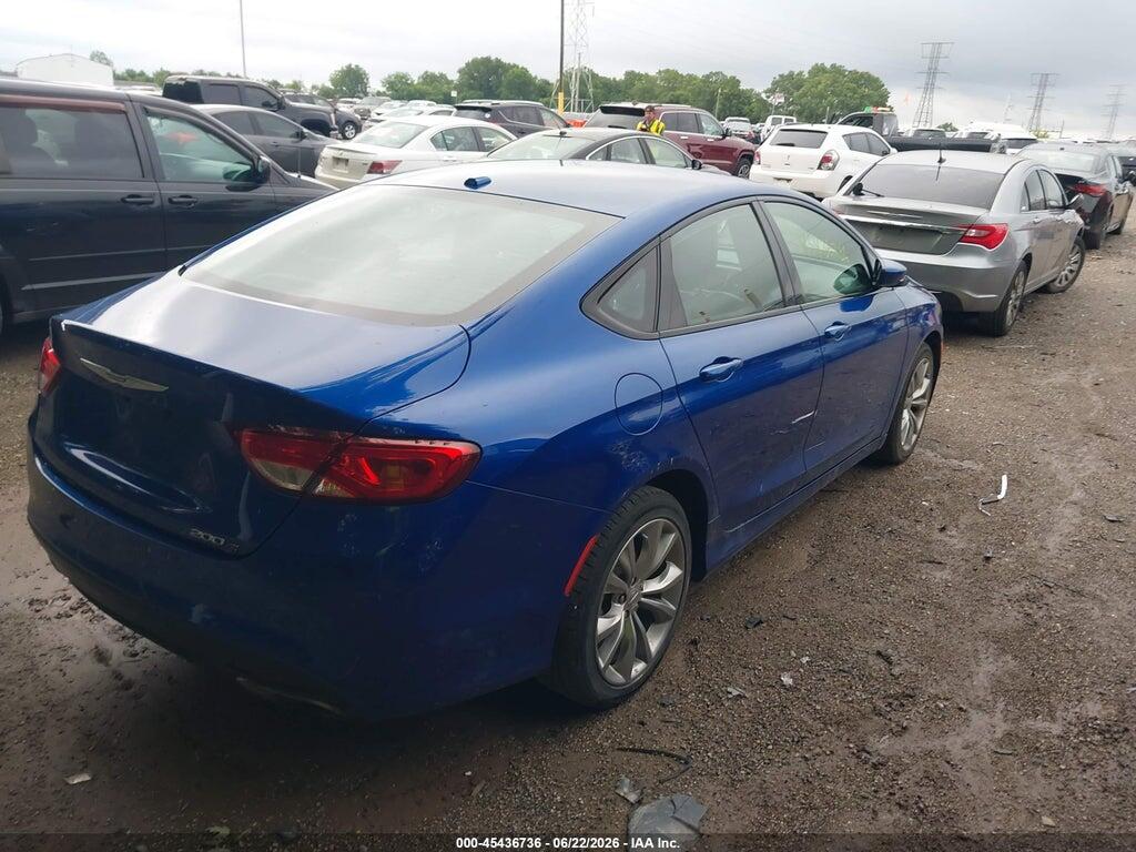 1C3CCCBB4FN721703 2015 CHRYSLER 200 photo no. 4