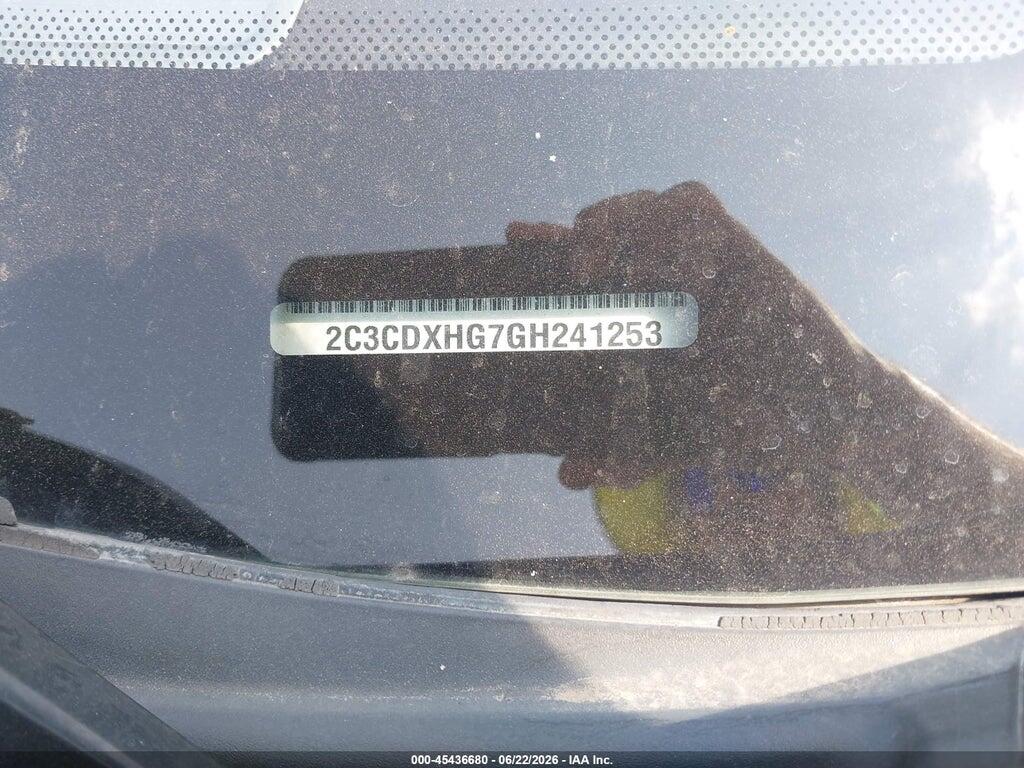 2C3CDXHG7GH241253 2016 DODGE CHARGER photo no. 9