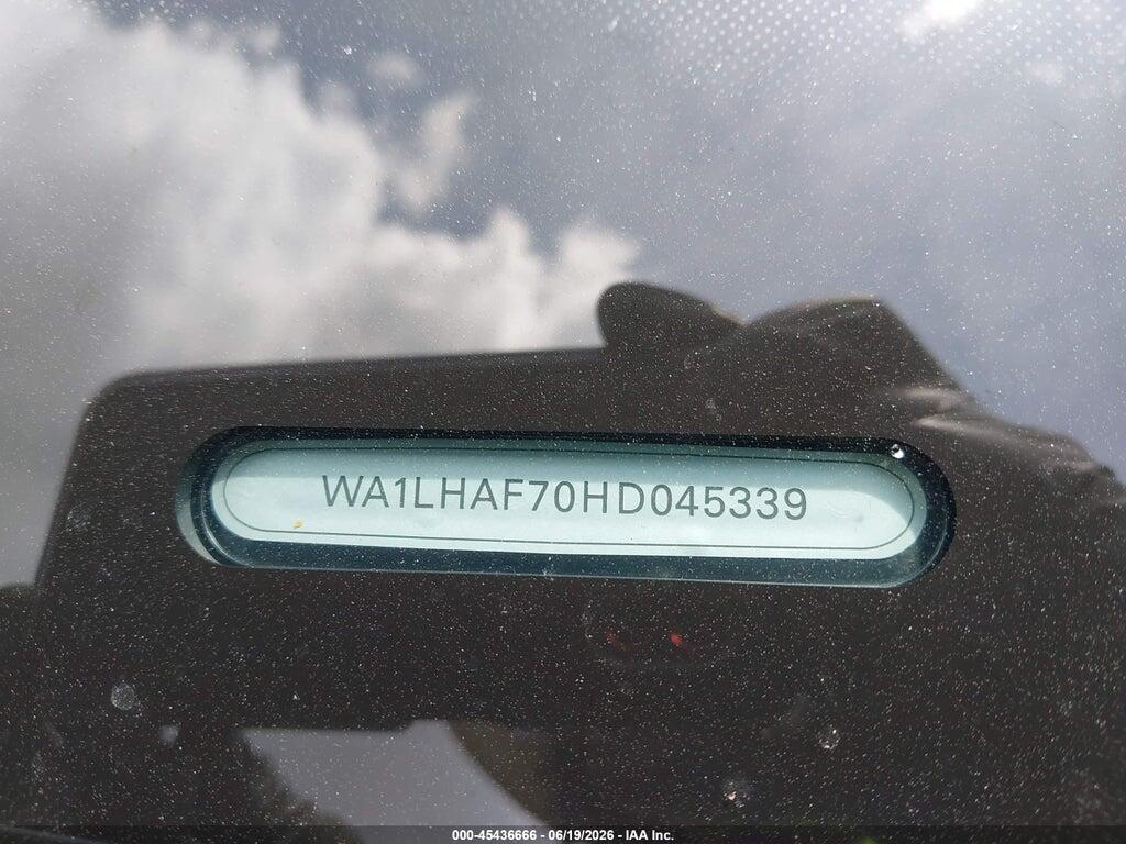 WA1LHAF70HD045339 2017 AUDI Q7 photo no. 9