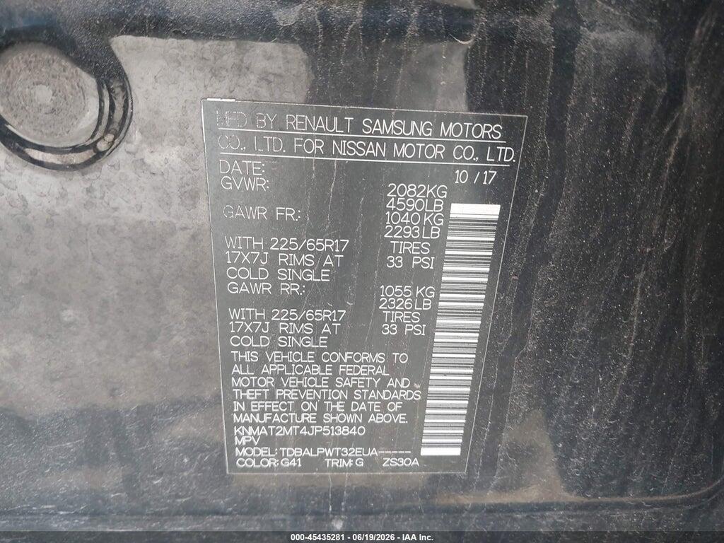 KNMAT2MT4JP513840 2018 NISSAN ROGUE photo no. 9