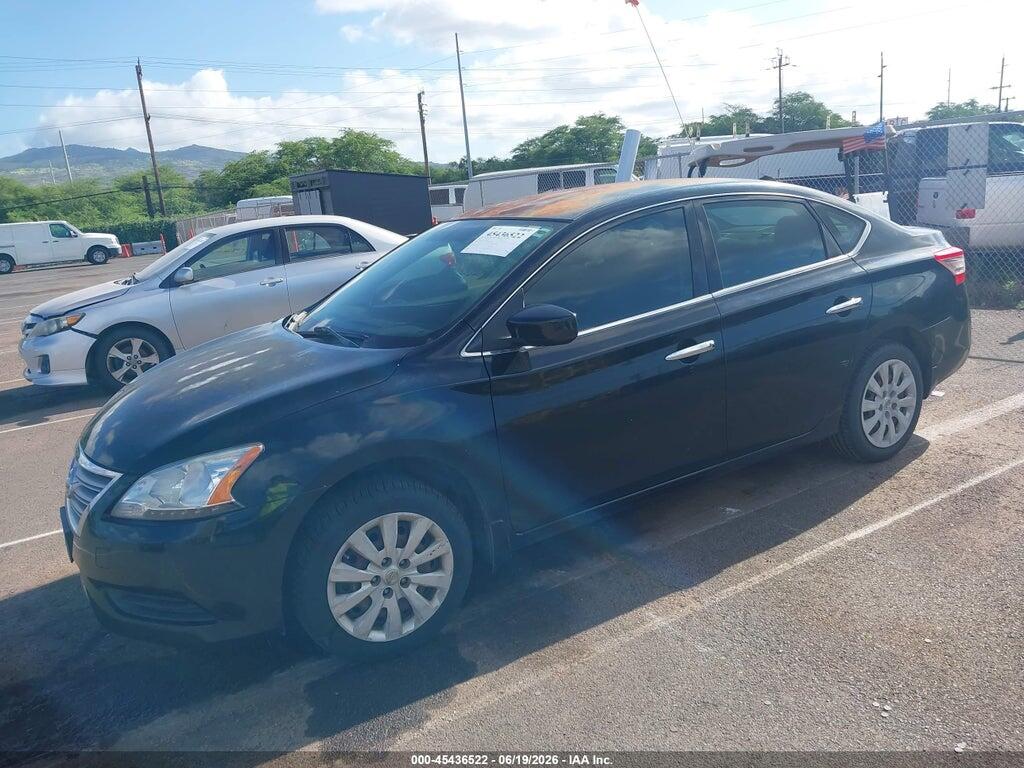 3N1AB7AP6EY284852 2014 NISSAN SENTRA photo no. 2