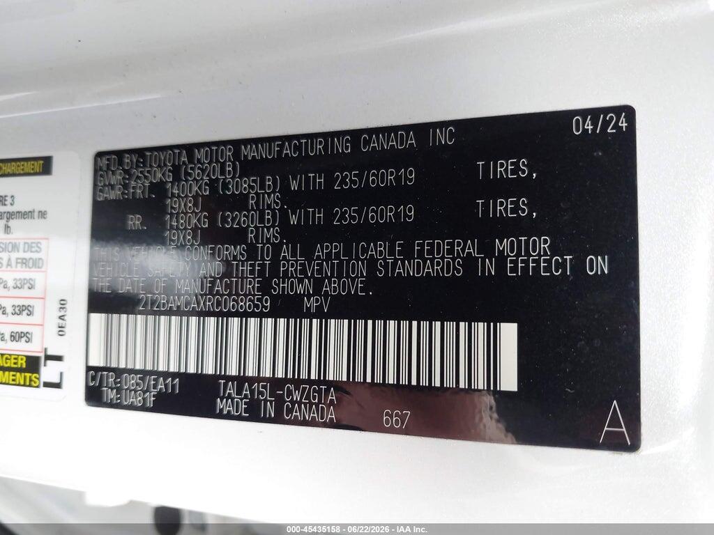 2T2BAMCAXRC068659 2024 LEXUS RX 350 photo no. 9