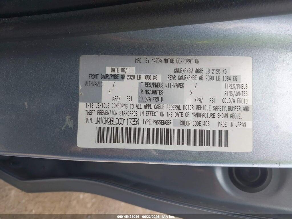JM1CW2BL0C0117354 2012 MAZDA MAZDA5 photo no. 9