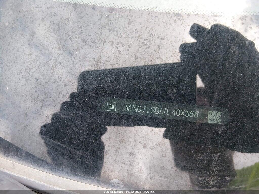 3GNCJLSB1JL408366 2018 CHEVROLET TRAX photo no. 9