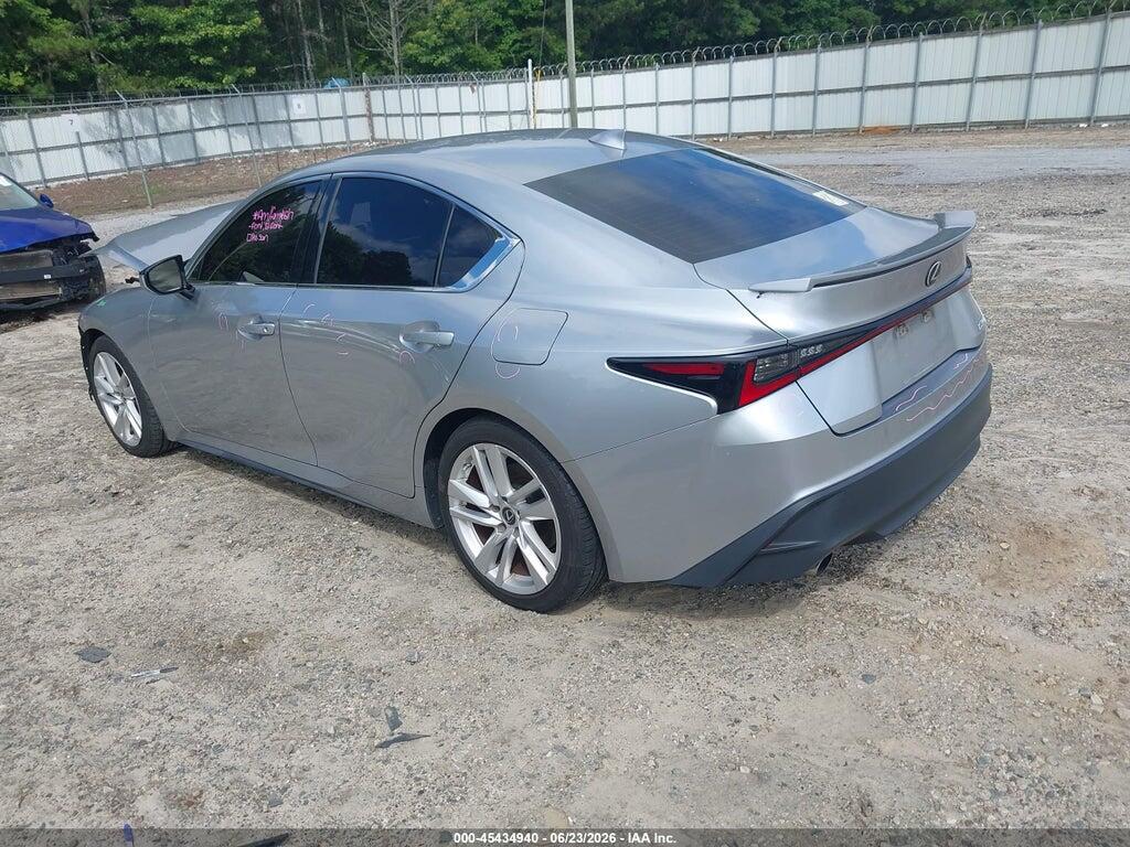 JTHAA1D23M5109496 2021 LEXUS IS 300 photo no. 3