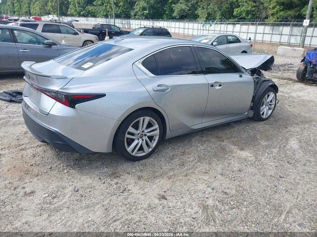 JTHAA1D23M5109496 2021 LEXUS IS 300 photo no. 4