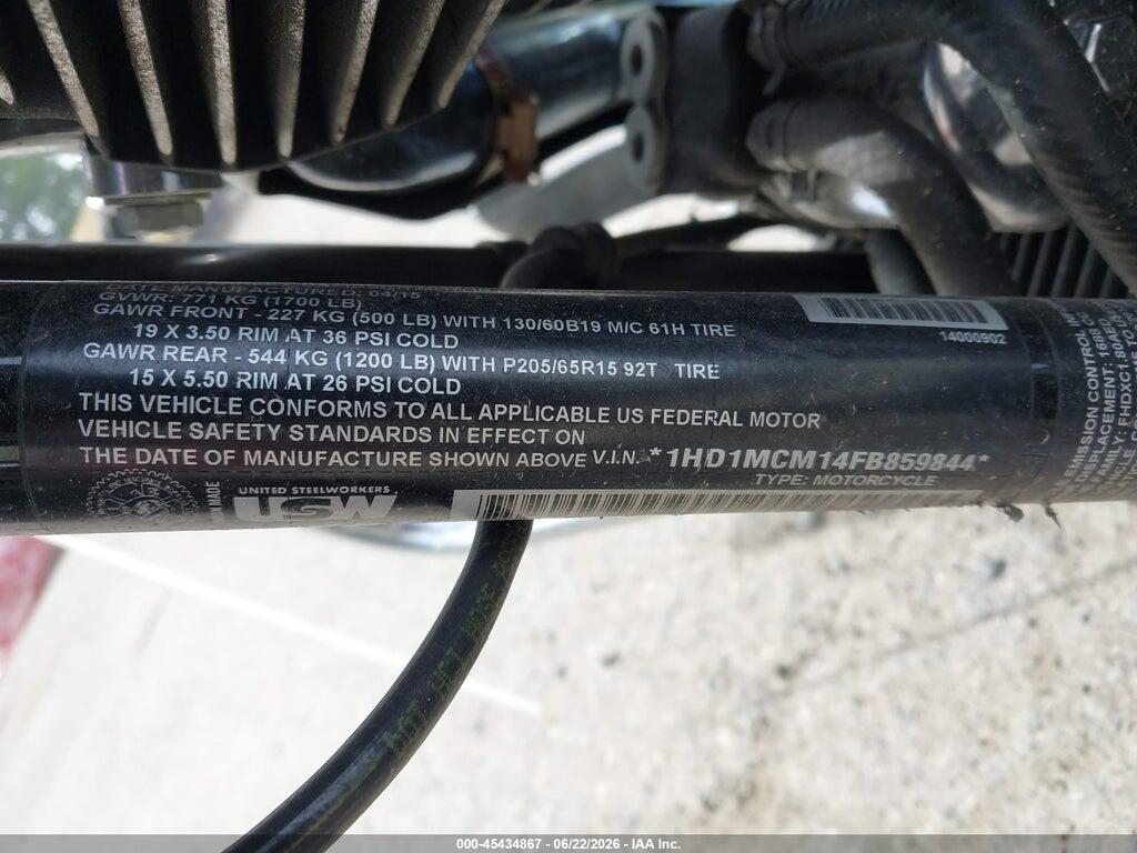 1HD1MCM14FB859844 2015 HARLEY-DAVIDSON FLRT photo no. 10