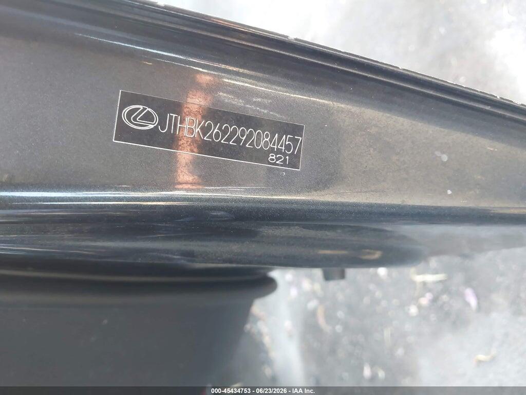 JTHBK262292084457 2009 LEXUS IS 250 photo no. 9