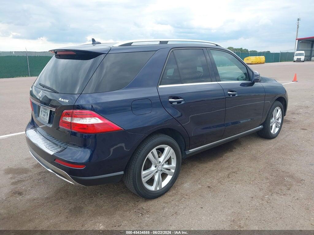 4JGDA5HB2EA363303 2014 MERCEDES-BENZ ML 350 photo no. 4