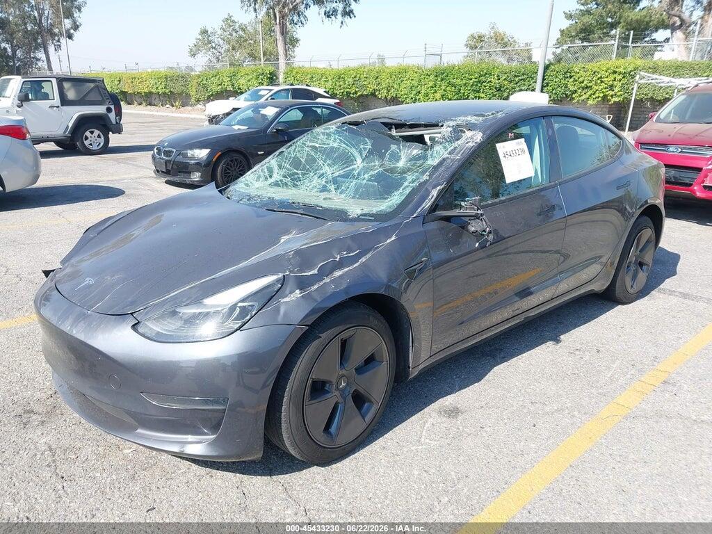 5YJ3E1EAXPF570735 2023 TESLA MODEL 3 photo no. 2