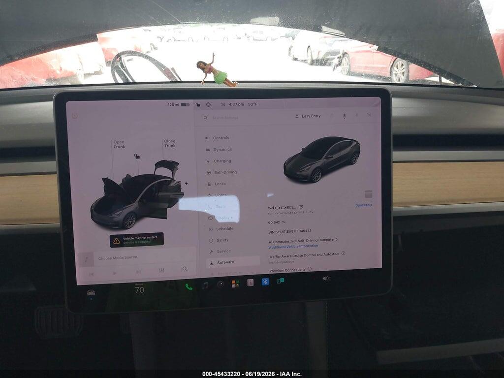 5YJ3E1EA8MF045443 2021 TESLA MODEL 3 photo no. 7