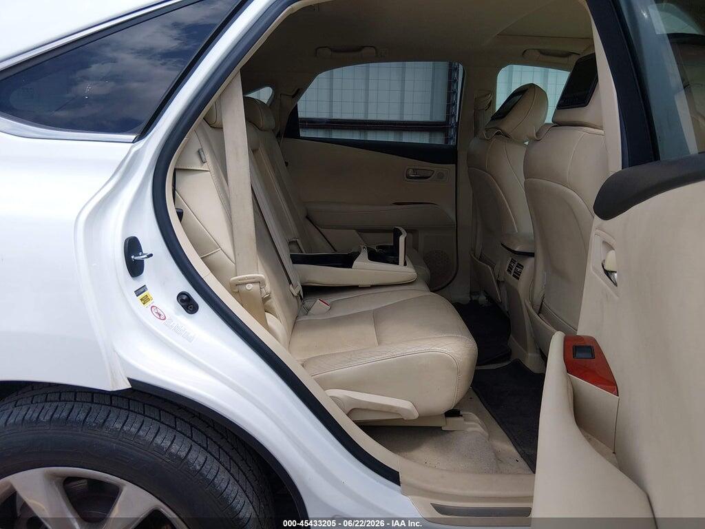 2T2ZK1BA0AC014917 2010 LEXUS RX 350 photo no. 8