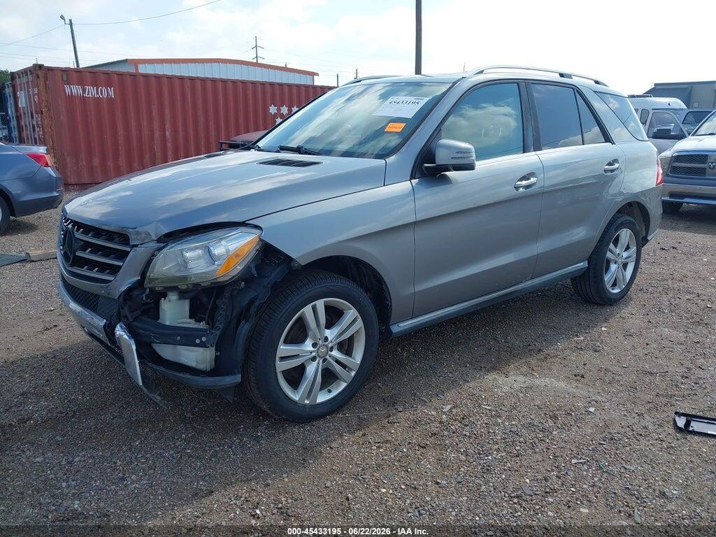 4JGDA5HB4EA429169 2014 MERCEDES-BENZ ML 350 photo no. 2