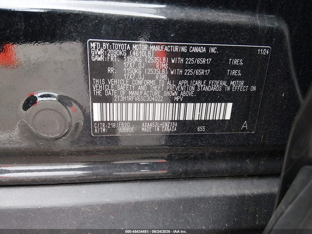 2T3H1RFV6SC304022 2025 TOYOTA RAV4 photo no. 9