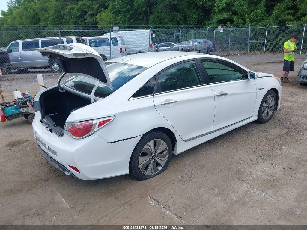 KMHEC4A41DA090101 2013 HYUNDAI SONATA HYBRID photo no. 4