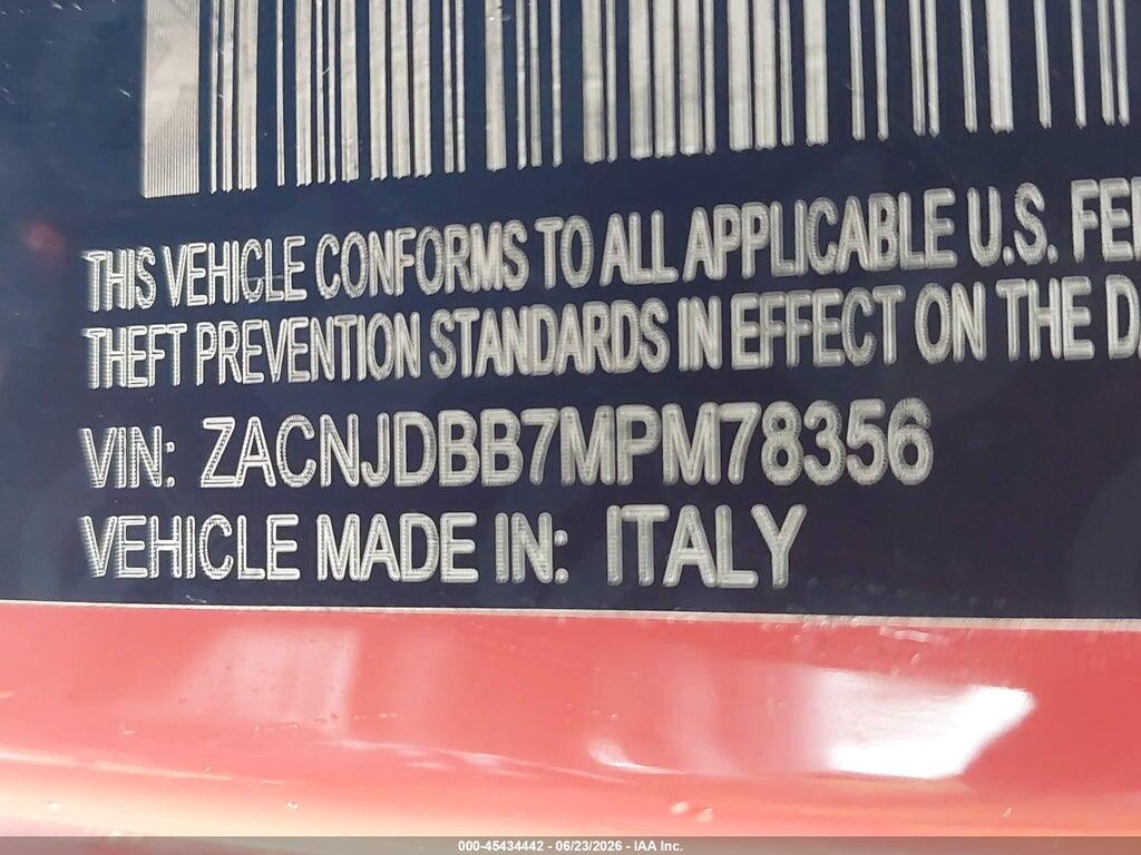 ZACNJDBB7MPM78356 2021 JEEP RENEGADE photo no. 9