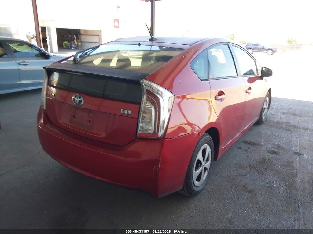 JTDKN3DU2D5640552 2013 TOYOTA PRIUS photo no. 4