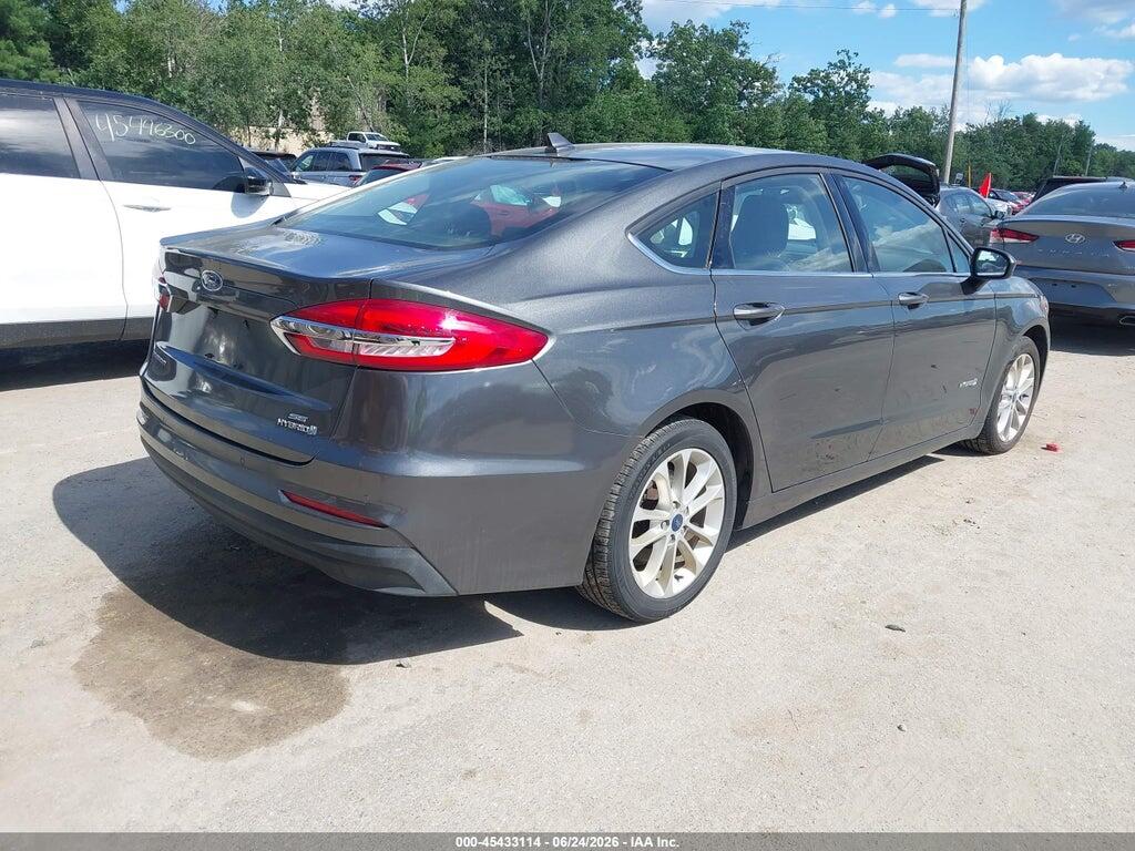 3FA6P0LU7KR156954 2019 FORD FUSION HYBRID photo no. 4