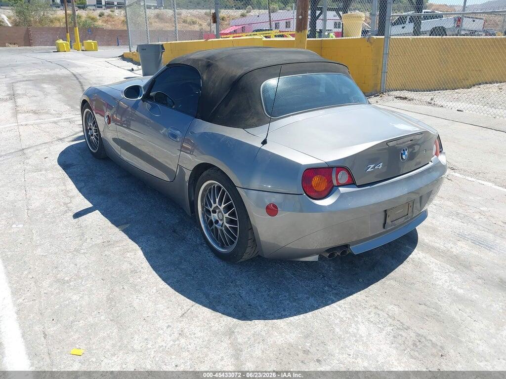 4USBT33473LS40563 2003 BMW Z4 photo no. 3
