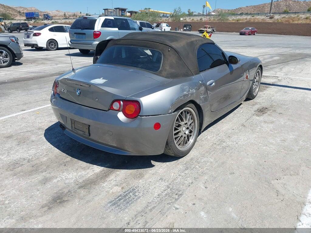 4USBT33473LS40563 2003 BMW Z4 photo no. 4