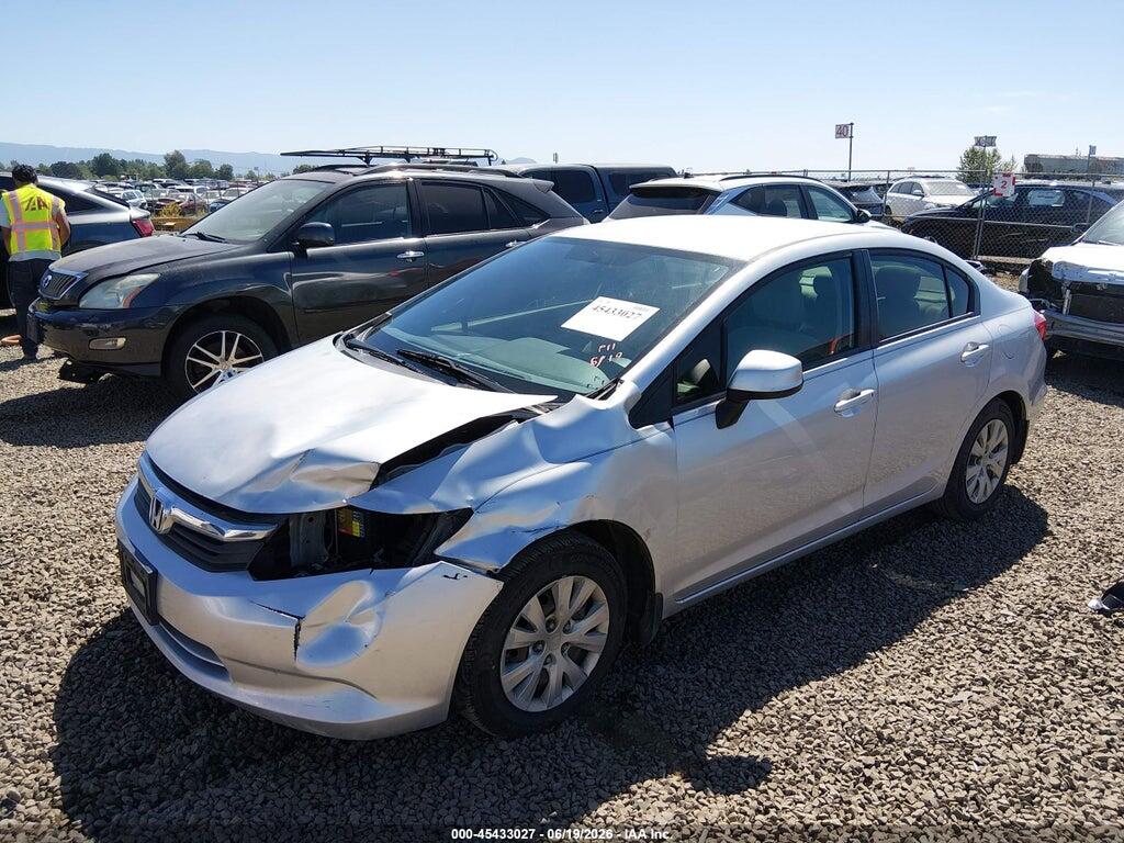 2HGFB2F59CH320616 2012 HONDA CIVIC photo no. 2