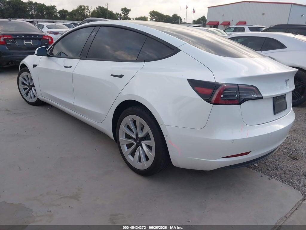 5YJ3E1EA4MF990826 2021 TESLA MODEL 3 photo no. 3