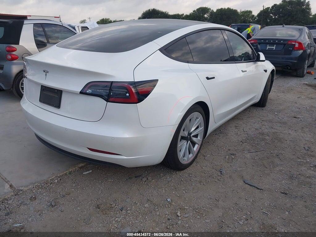 5YJ3E1EA4MF990826 2021 TESLA MODEL 3 photo no. 4