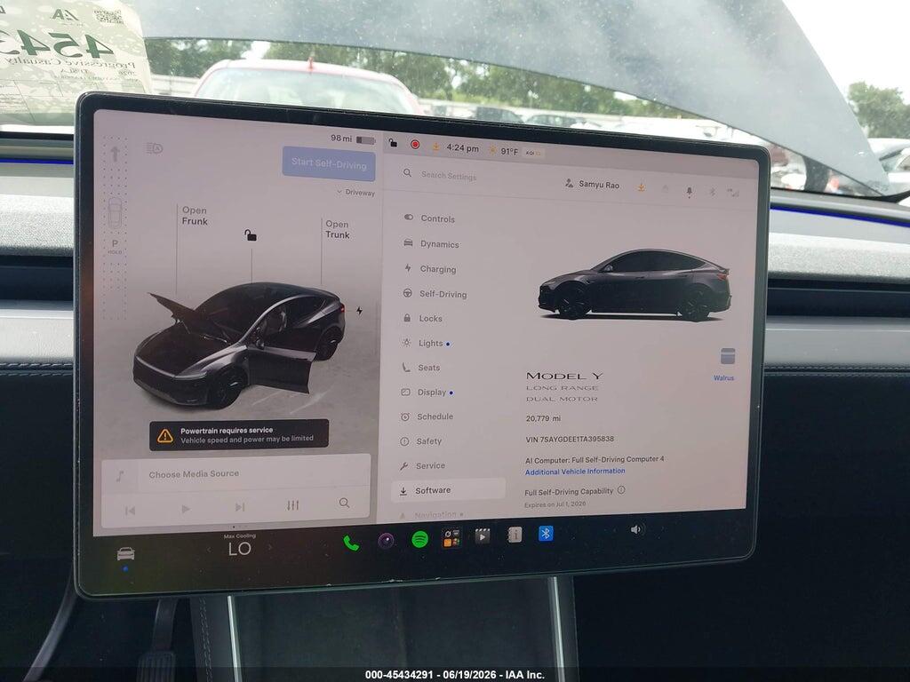 7SAYGDEE1TA395838 2026 TESLA MODEL Y photo no. 7