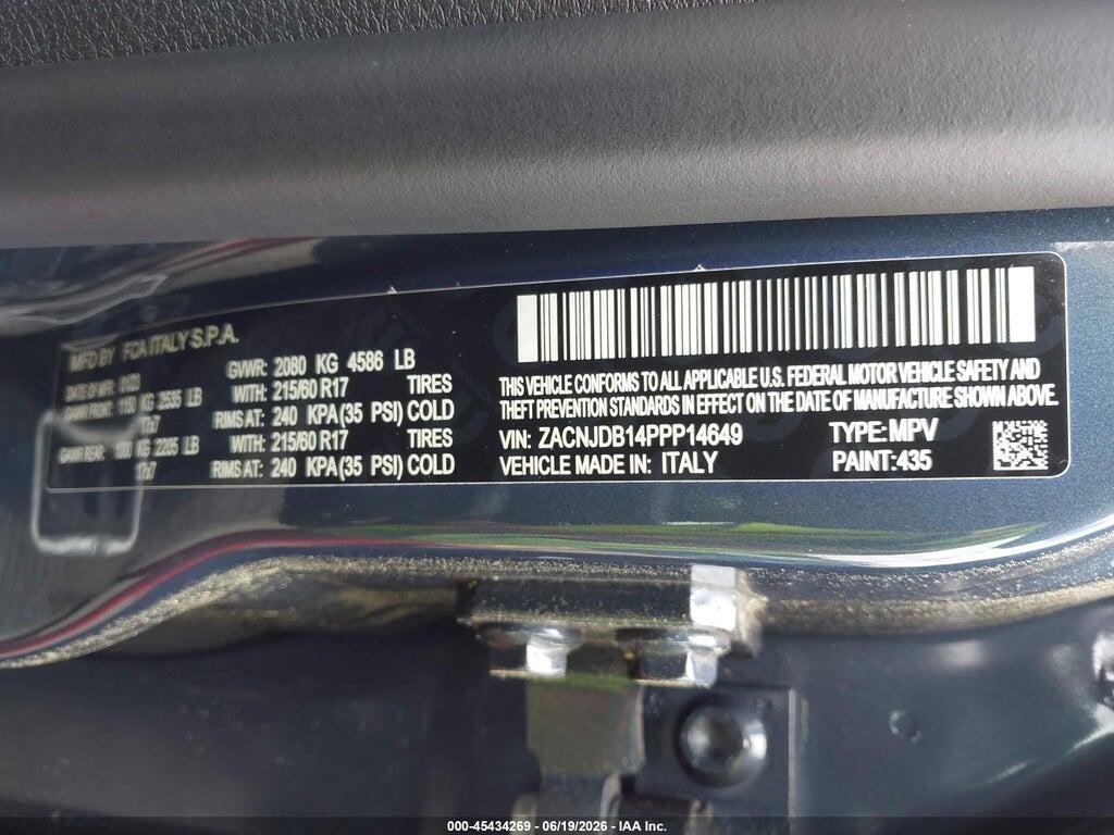 ZACNJDB14PPP14649 2023 JEEP RENEGADE photo no. 9