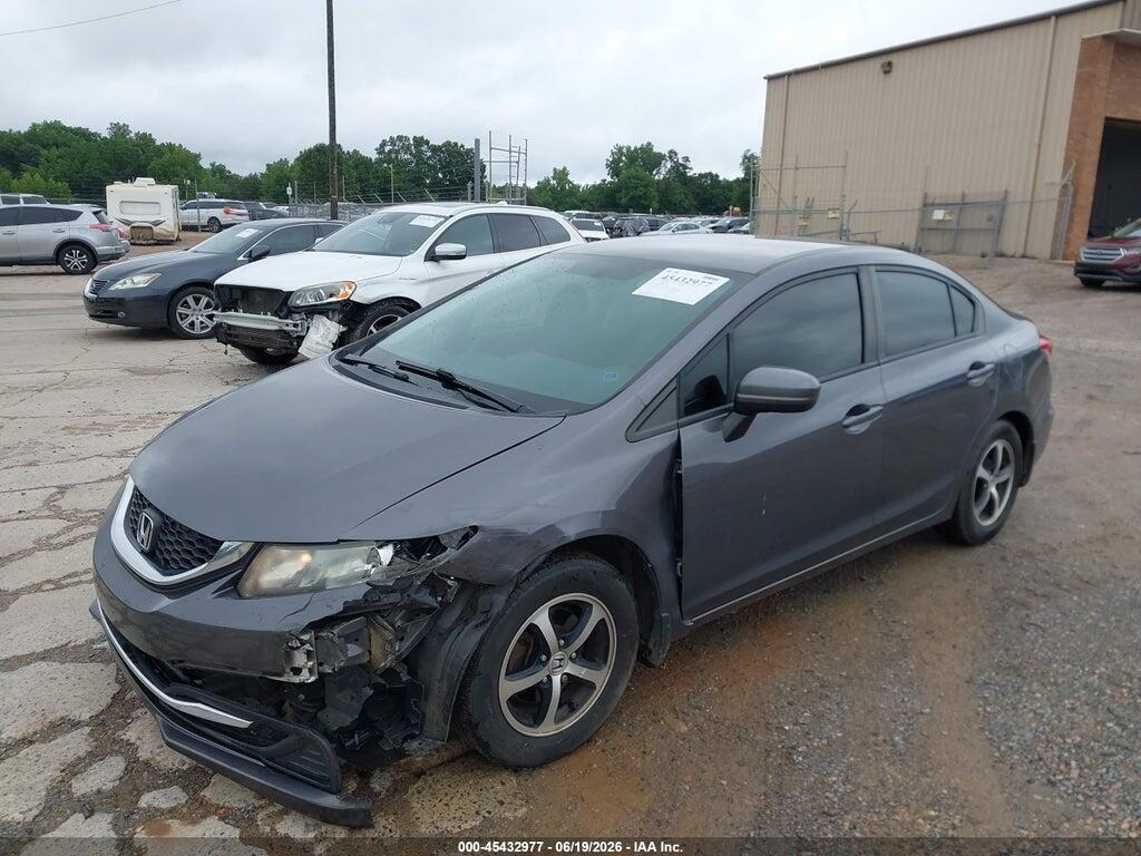 19XFB2F74FE119691 2015 HONDA CIVIC photo no. 2