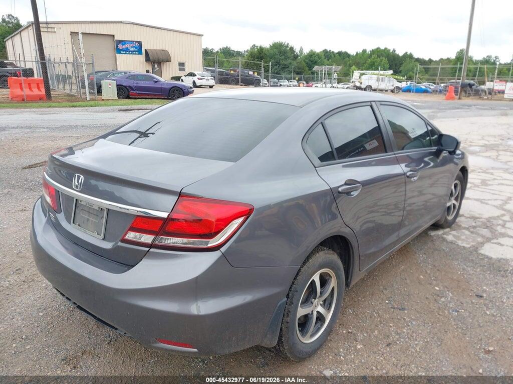 19XFB2F74FE119691 2015 HONDA CIVIC photo no. 4
