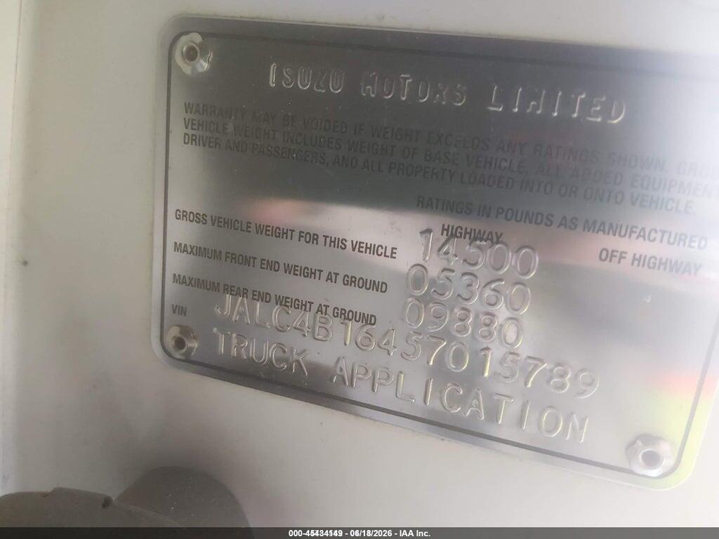 JALC4B16457015789 2005 ISUZU W4S042 NPR HD DSL REG photo no. 8