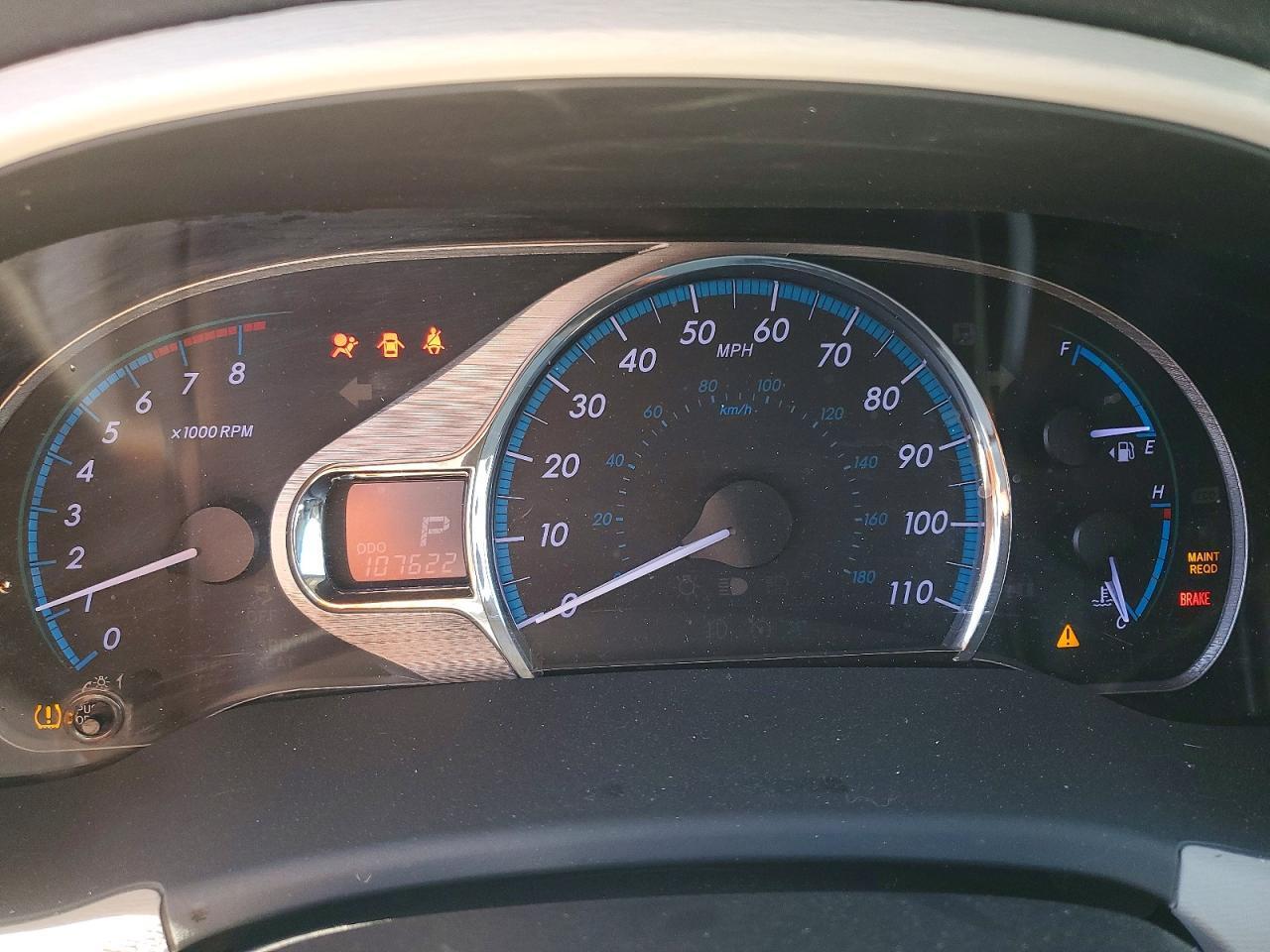 2012 TOYOTA SIENNA XLE 8-PASSENGER — Фото 9 из 13