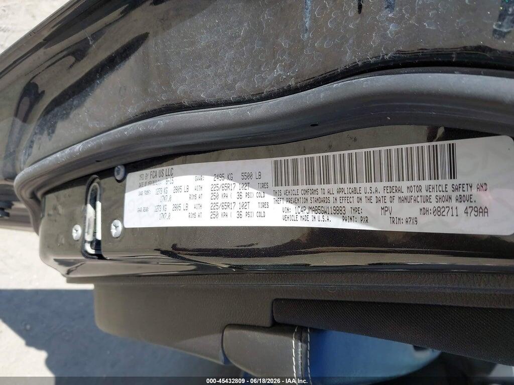 1C4PJMAB5GW119883 2016 JEEP CHEROKEE photo no. 9