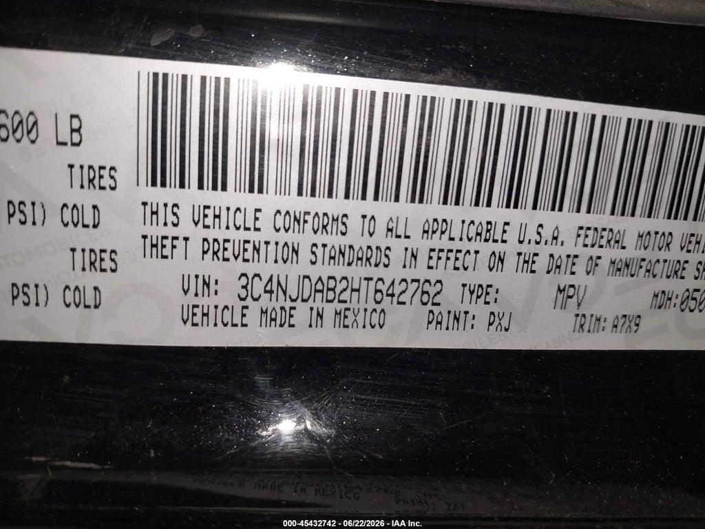 3C4NJDAB2HT642762 2017 JEEP NEW COMPASS photo no. 9
