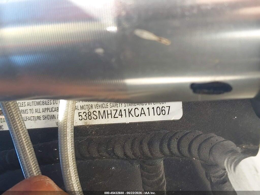 538SMHZ41KCA11067 2019 ZERO MOTORCYCLES INC S photo no. 10