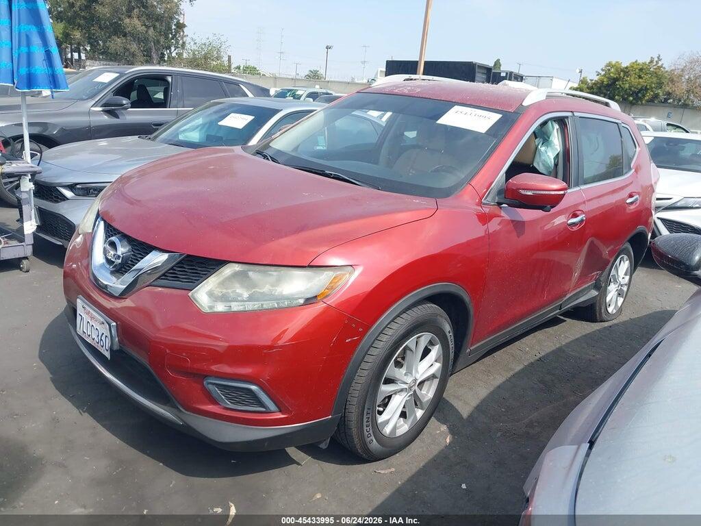 KNMAT2MT7FP502757 2015 NISSAN ROGUE photo no. 2