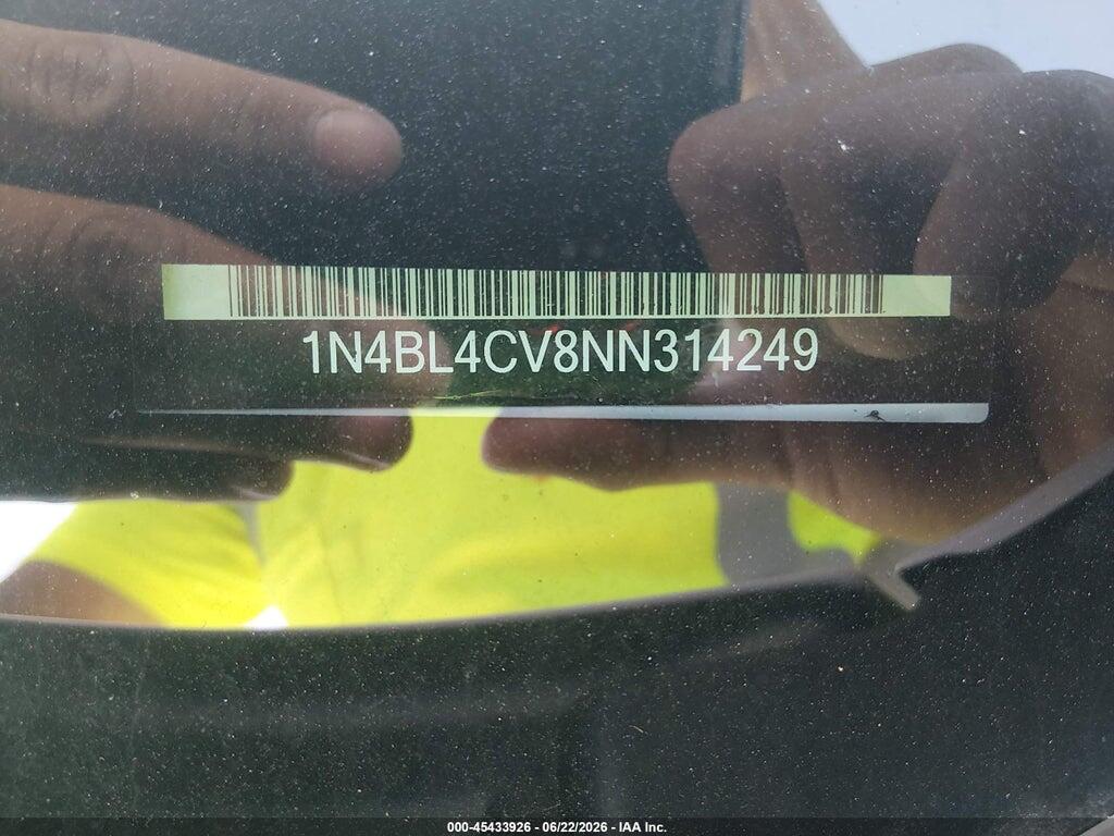 1N4BL4CV8NN314249 2022 NISSAN ALTIMA photo no. 9