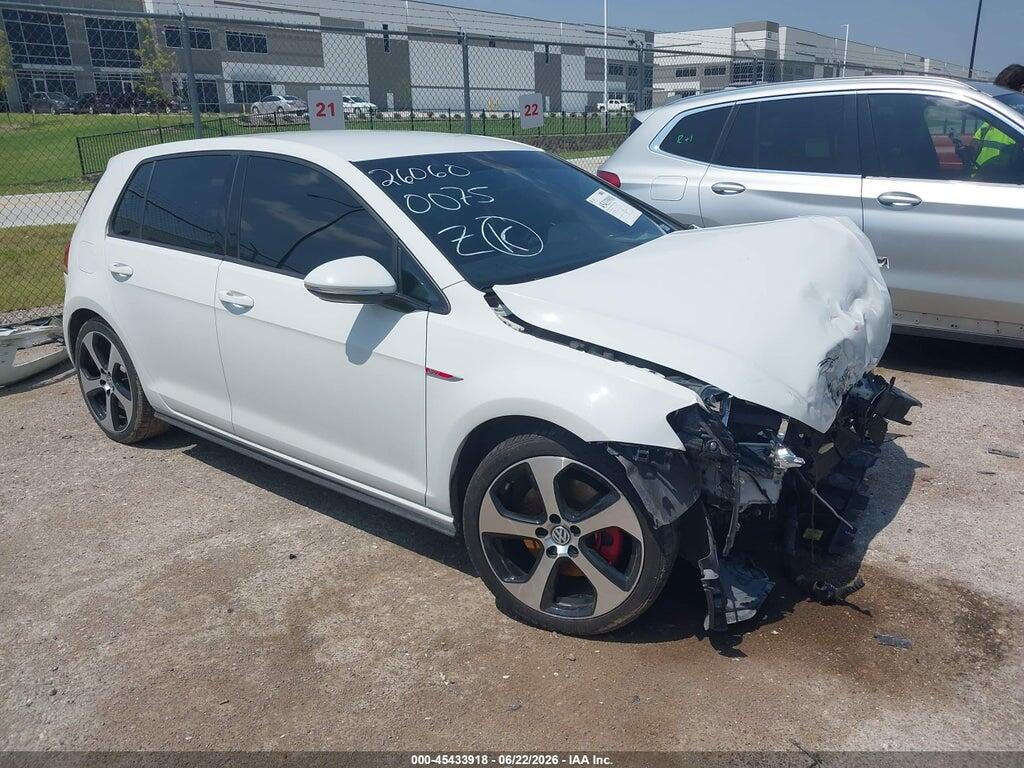 3VW4T7AU8HM050993 2017 VOLKSWAGEN GOLF GTI photo no. 1