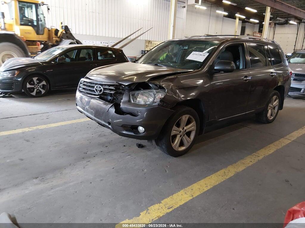 JTEDK3EH8A2163685 2010 TOYOTA HIGHLANDER photo no. 2