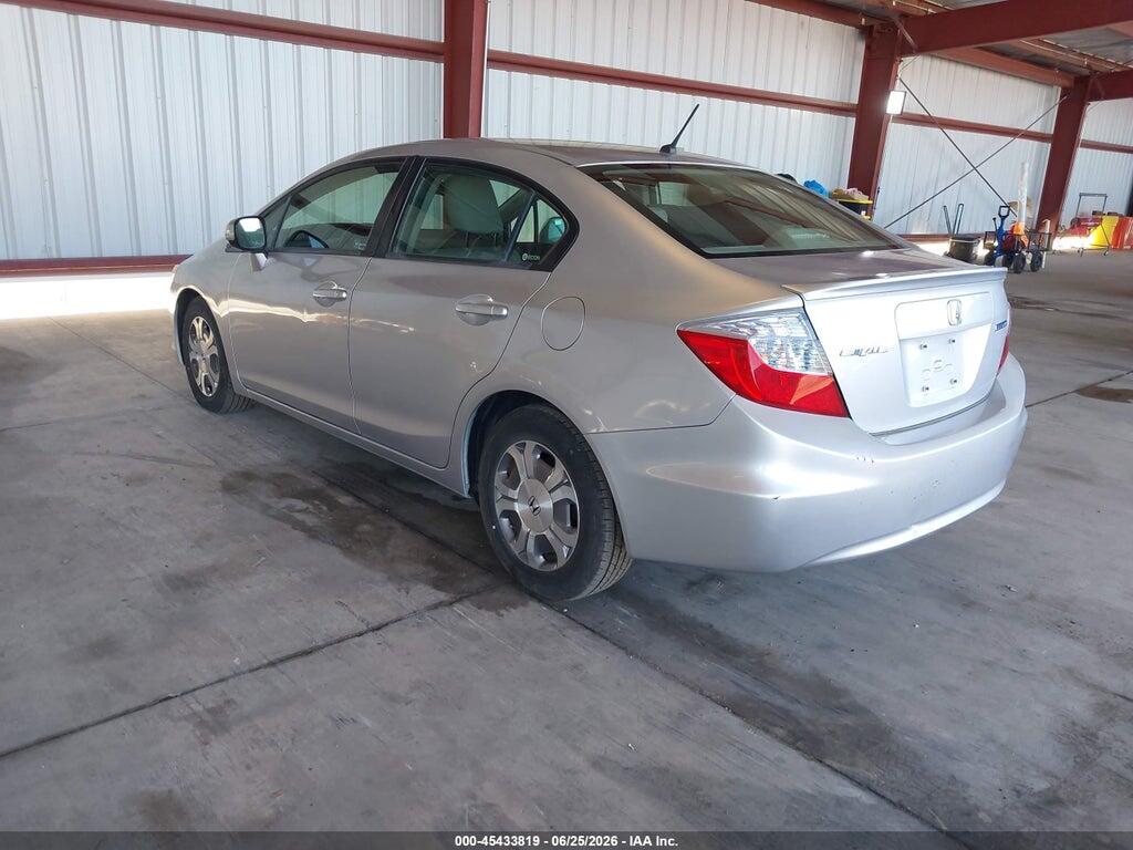 JHMFB4F39CS010398 2012 HONDA CIVIC HYBRID photo no. 3