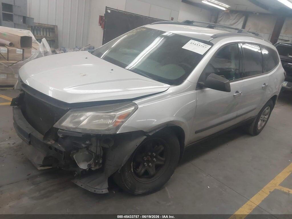 1GNKRFED3EJ117349 2014 CHEVROLET TRAVERSE photo no. 2