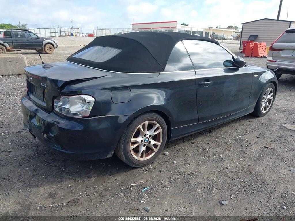 WBAUL73598VE89280 2008 BMW 128I photo no. 4