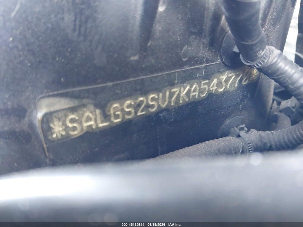 SALGS2SV7KA543770 2019 LAND ROVER RANGE ROVER photo no. 9