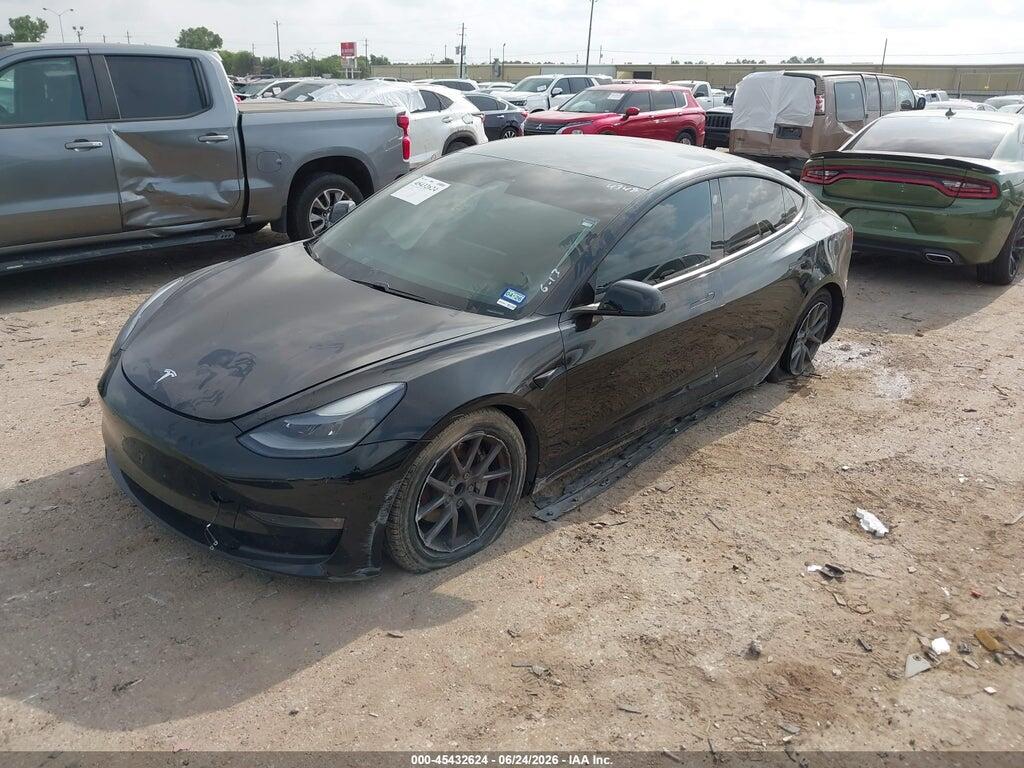 5YJ3E1EAXMF064348 2021 TESLA MODEL 3 photo no. 2